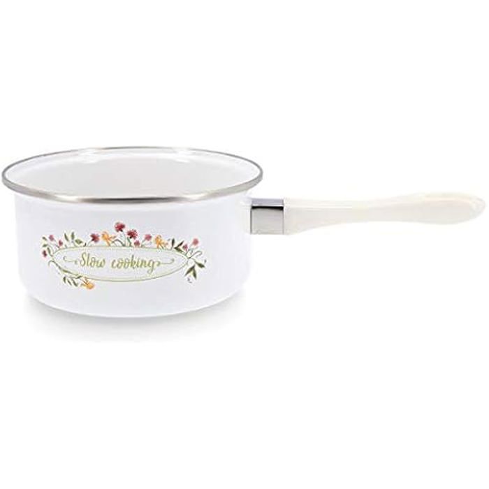 Casserole En Acier émaillé Quid Memory 26 Cm - 7,43 L, Anti-adhésif, Compatible Tous Feux (induction, Vitrocéramique, Gaz, électrique)
