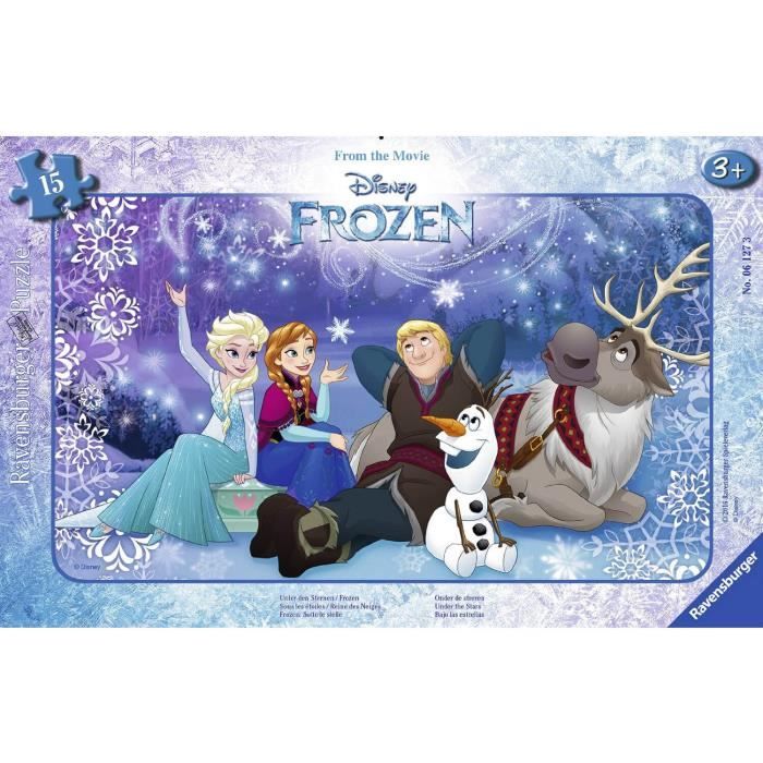 puzzle LA REINE DES NEIGES  REF 10-120 PIECES AVEC OU SANS  PRENOM 