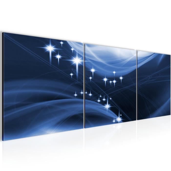 Runa art Tableau Décoration Murale Palmiers au Coucher du Soleil 120x40