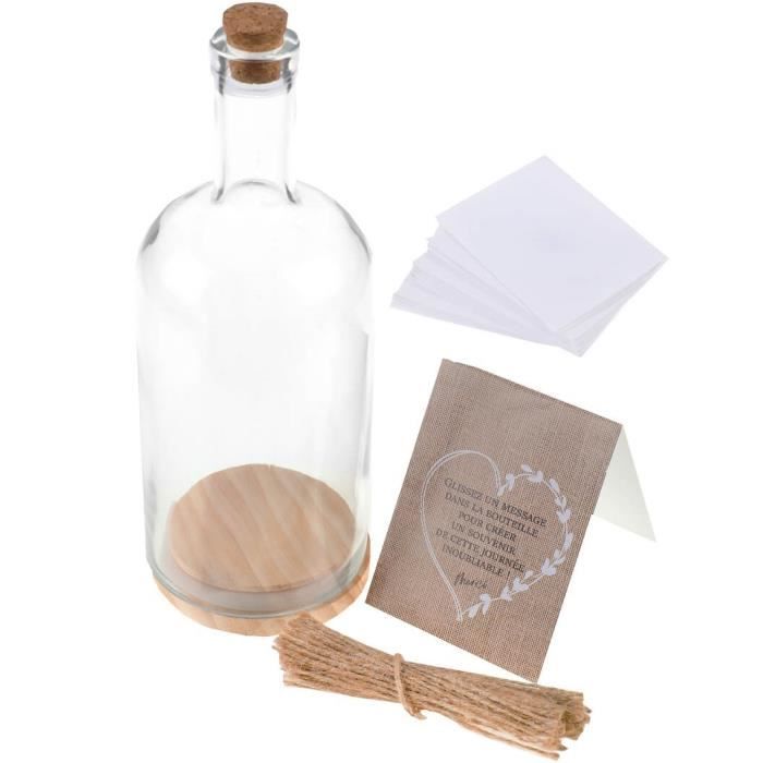 Bouteille à Bulles 24 Pcs Bouteille à Bulles Vide Double Cœur Barre à Bulles Mariage Bulles pour Mariage Décoration de Noël (Blanc
