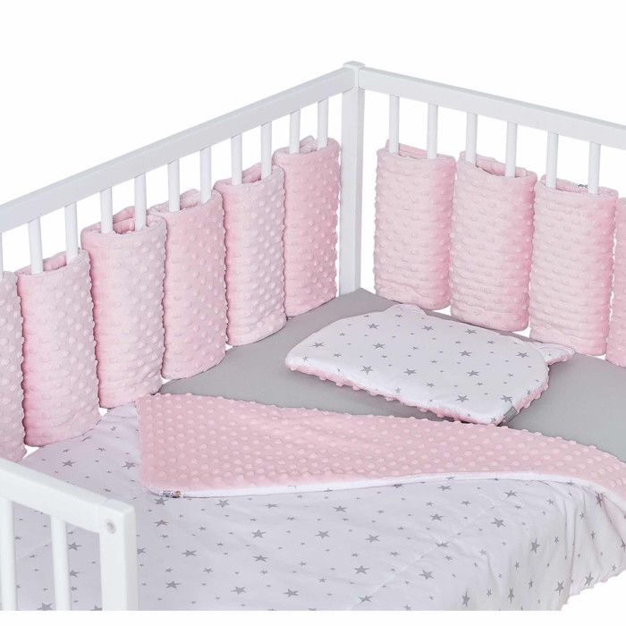 Réducteur De Lit Bébé Totsy Baby 90x50 Cm - Cocon Doux En Minky, Lavable, Pour Nouveau-né Et Prématuré