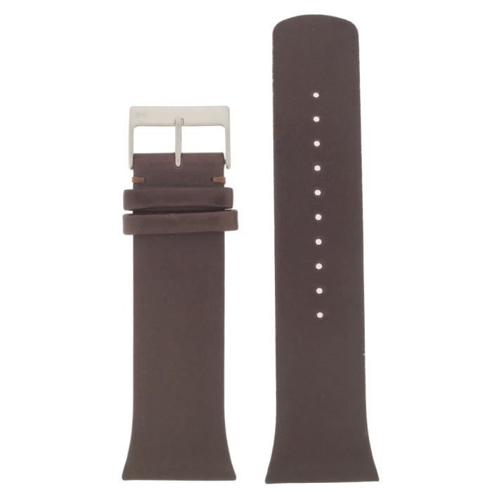 Skagen - Skagen Bracelet de montre LB-SKW6305 Bracelet de remplacement SKW6305 cuir 28 mm brun Réf 68308 Skagen - Skagen Bracelet de montre LB-SKW6305 Bracelet de remplacement SKW6305 cuir 28 mm brun Réf 68308