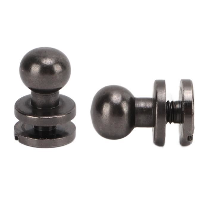 Duokon Rivet oeillets 650 Pièces Oeillets en Laiton Rivets Métal Creux