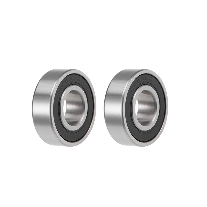 Sourcing Map 6202-2RS Roulements à Billes Double Blindé 15x35x11mm - Lot De 2 Pièces Acier Carbone