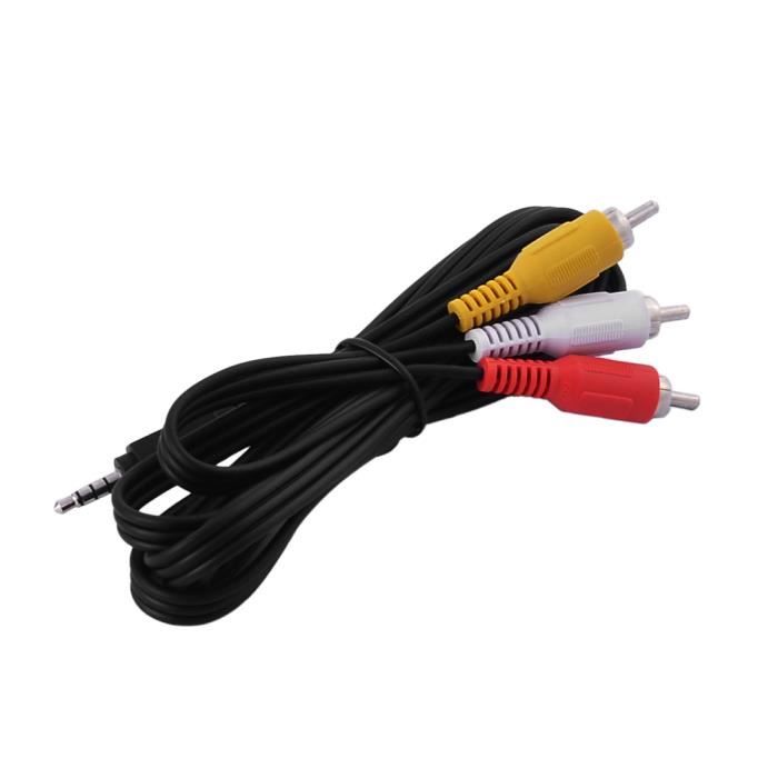 Câble Jack 3.5mm Stéréo Mâle-mâle 1.5 M - Marque Nedis, Référence CAGT22000BK15, Neuf
