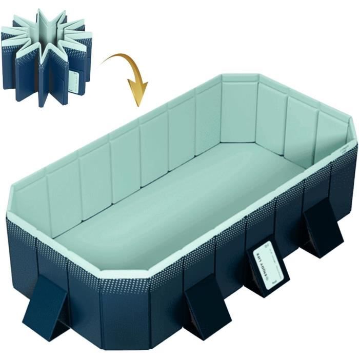 Piscine Pliable,Grandes piscines de Bain sans Gonflable Piscine
