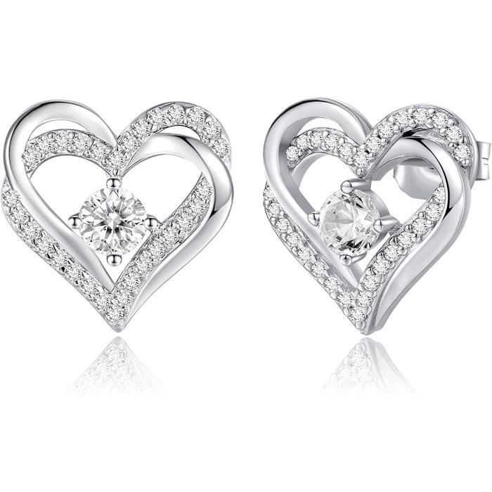 Boucles D'oreilles Clip Argent 925 - Pierres De Naissance
