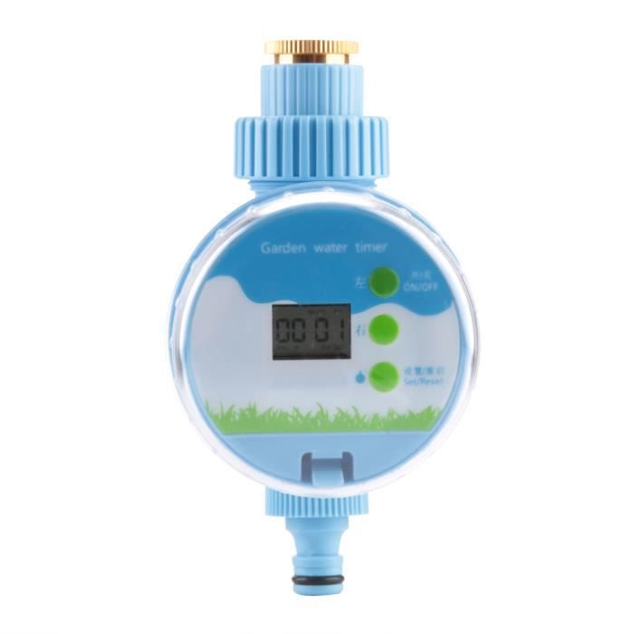 Programmateur Arrosage 3 Voies Johgee - Minuteur Intelligent Jardin - Avec Délai Pluie