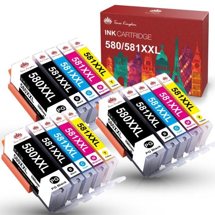 Adesivi Trk 502 Cartucce D'inchiostro Compatibili PGI-580XXL E CLI 581xxl Per Stampanti 287165 - Foto 8