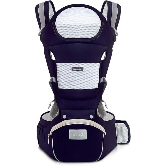 Simba New Born 105560018 Siège de vélo pour bébé avec sangle, accessoires de poupée, siège textile, ceinture de sécurité, fixation au guidon avec velcro, pour poupées de 30 à 43 cm, à