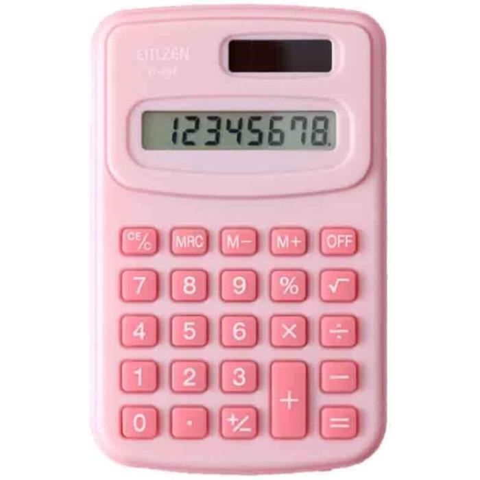 DOITOOL Lot De 3 Mini Calculatrices Électroniques Portables + Porte-Clés