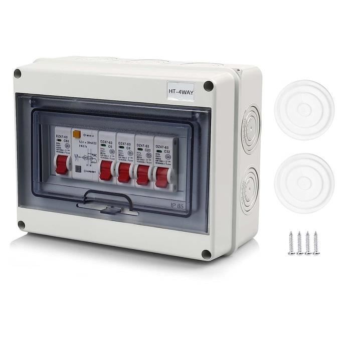 EINFEBEN Boîte à Fusibles 12 Voies 12V Pour Camping Car Bateau Jusqu'à