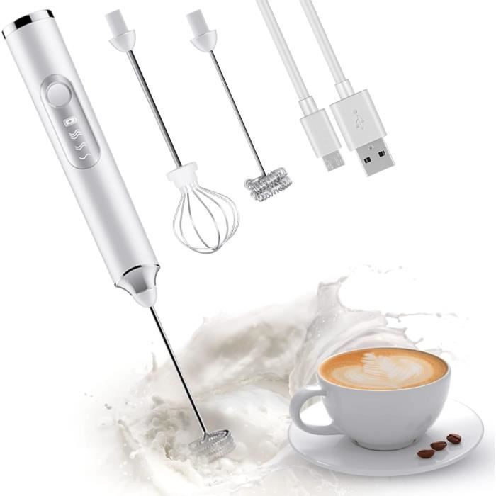 Mousseur À Lait Électrique À Main Mini Mélangeur À Lait Avec Support En Mousseur À Lait Électrique À Main Mini Mélangeur À Lait Avec Support En