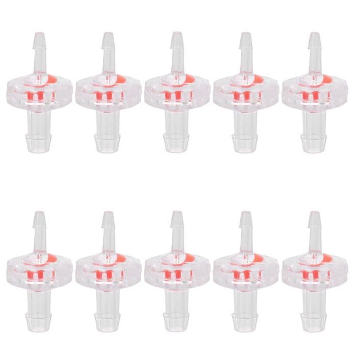 Pack De 5 Clapets Anti-retour En Plastique 6 Mm - Résistants à L'ozone, Idéaux Pour L'eau Et L'air