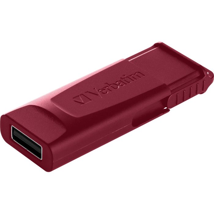 Clé USB Verbatim Slider 32 Go USB 2.0 - bleu, rouge (pack de 2)