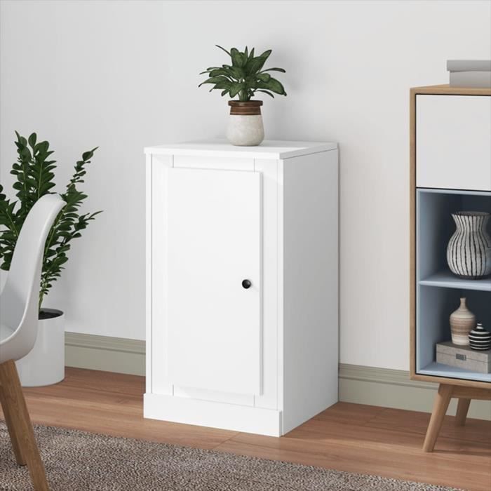 vidaXL Buffet blanc 375x355x675 cm bois dingénierie 816200