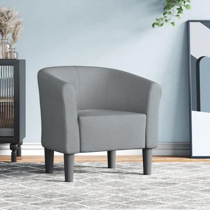 vidaXL Fauteuil Cabriolet Chaise avec Accoudoirs Canapé avec Dossier Siège Rembourré Meuble de Salon Chambre Bureau 356429