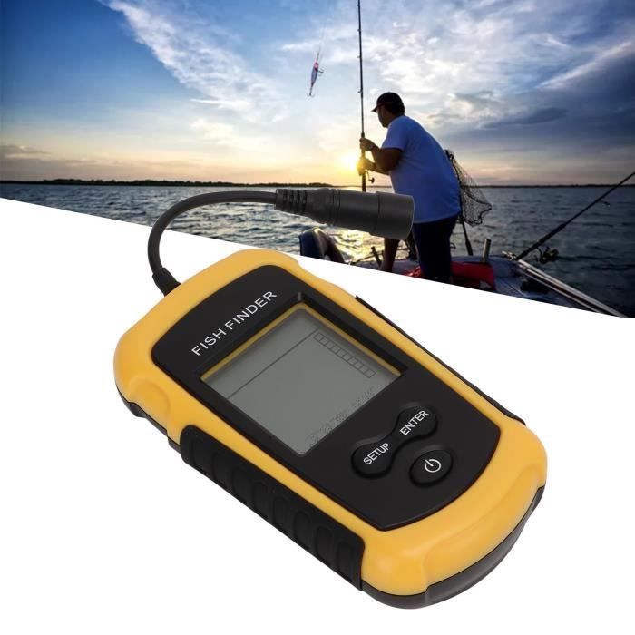 Sondeur De Pêche Portable LUCKY Fl068-Eu Avec écran Couleur TFT - Détecteur Poissons
