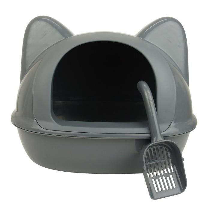 Maison De Toilette Litiere Tete De Chat Grise Cdiscount Animalerie Maison De Toilette Litiere Tete De Chat Grise Cdiscount Animalerie