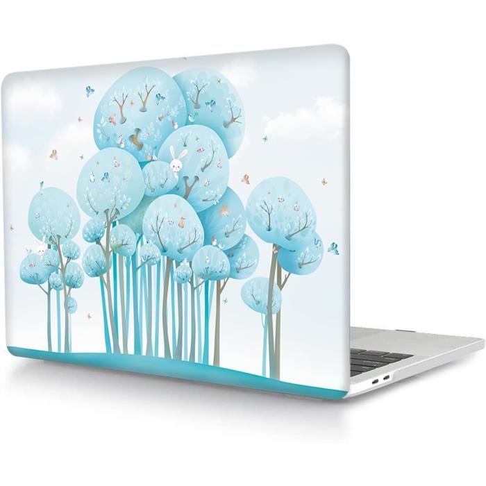 Coque Protection MacBook Pro 14" BlueSwan - PP Mat Blanc, Anti-rayures - Compatible 2021-2024 M1-M4