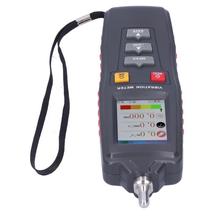 Testeur De Vibrations LCD - Compteur Vibromètre Pour Analyse De Machines, Neuf, Alimentation 9V, Modèle AS63B