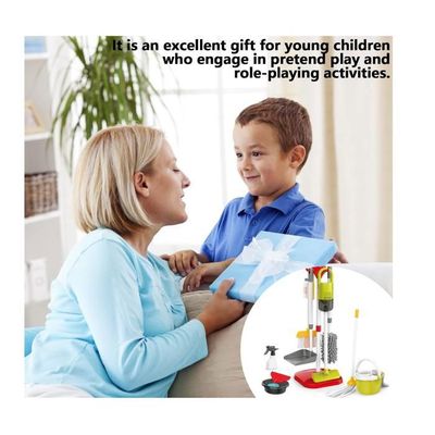 Aspirateur Enfant Qui Aspire Vraiment – Kit Ménage 22 Pièces – ABS – Dès 3 Ans – Jeu De Rôle Et Imitation