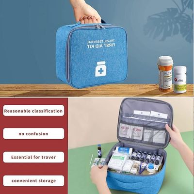 2 Trousse De Secours Vides JDBlissful - Tissu Oxford Imperméable - Compartiments Multiples - Pour Maison/Voyage