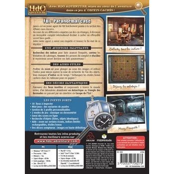FBI: PARANORMAL CASE / Jeu console PC - Cdiscount Jeux vidéo