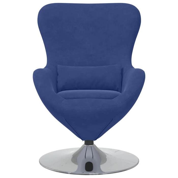 Fauteuil Œuf Velours Rose VidaXL – Design Moderne Cocooning Pivotant