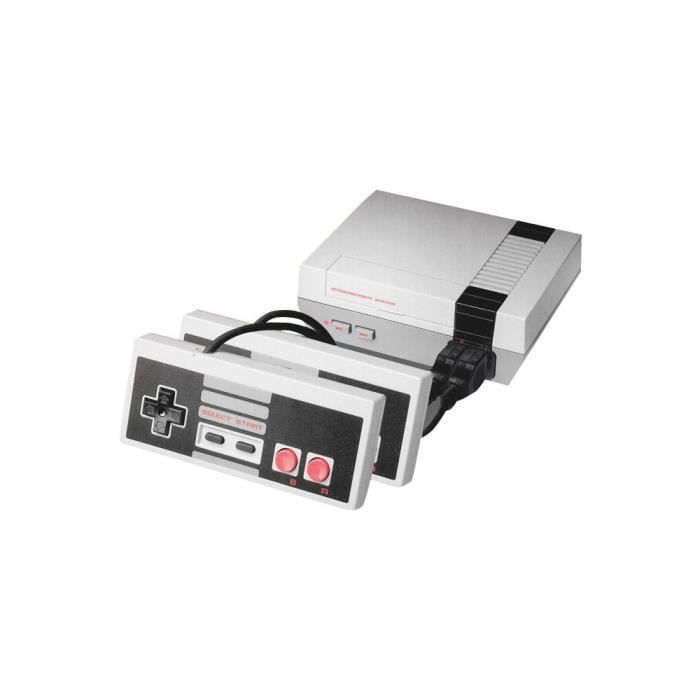Mini Console Rétro 8 Bits - 620 Jeux Intégrés - PAL/NTSC - Modèle NES - Neuve