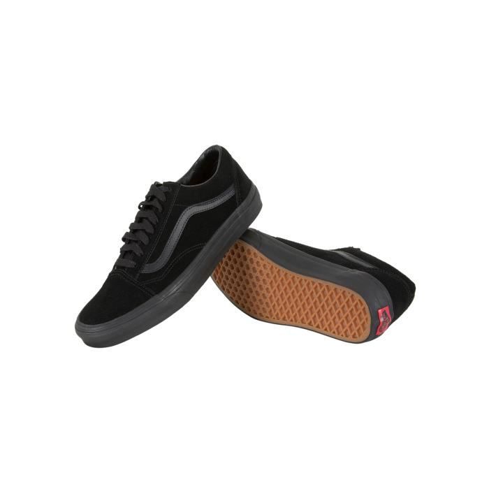 Vans noir en daim discount