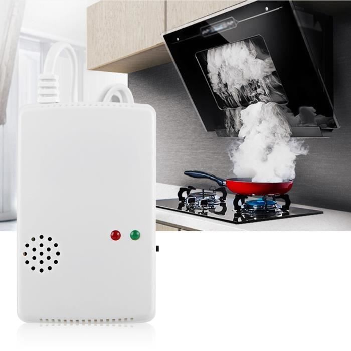 détecteur de fuite de gaz, alarme de sécurité incendie, contrôle par  application, capteur intelligent pour maison