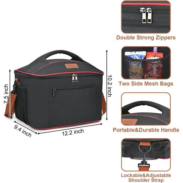 Sac isotherme hot sale repas pour homme