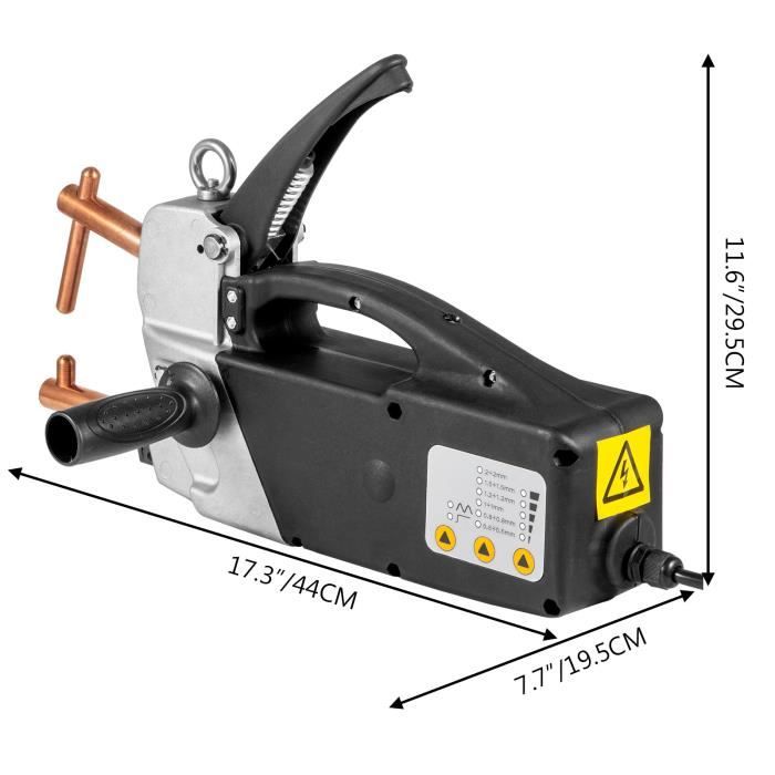 Par Point Soudeuse par Point Double Face - VEVOR - 400V - Machine de Soudage par ...