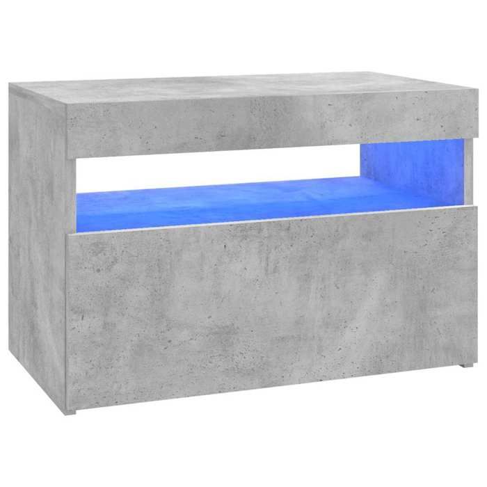 VidaXL Meuble TV avec Lumières LED, Armoire de Télévision, Meuble Télé de Salon, Armoire Basse Salle de Séjour Intérieur, 804454 - Maison