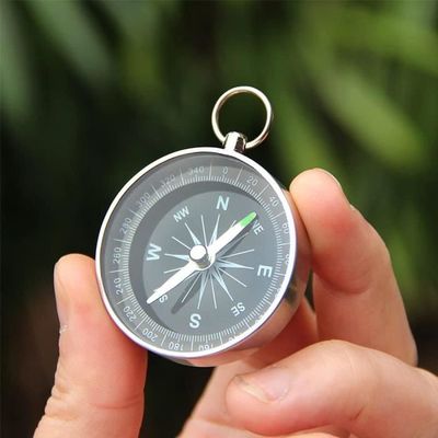 Lot De 3 Boussoles De Poche - Pour Randonnée, Camping, Orientation - Outil De Survie Fiable Sans Pile