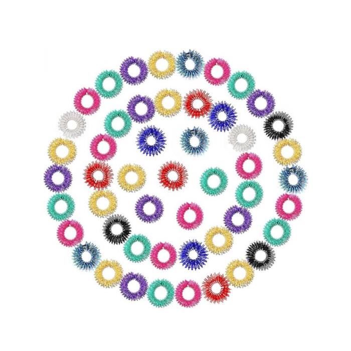 WUSJCOF – Lot De 30 Bracelets Anti-stress Résine – Couleurs Variées – Jouet Sensoriel Enfant – Cadeau Fête