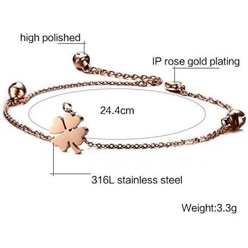 Bijou Cheville Coeur Zirconium Bracelet De Cheville KristLand En Argent Sterling S925 - Cœur Plaqué Or Blanc Avec Zircon Cubique - Réglable 19,5+5cm Bijou Femme Fille 925