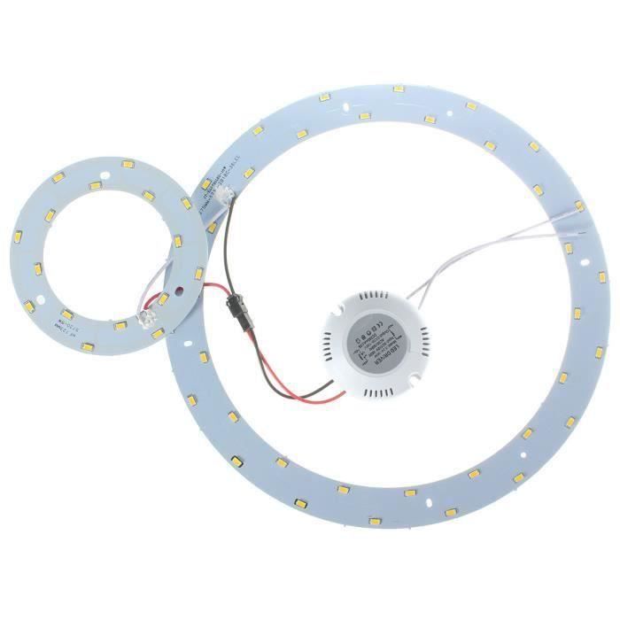 Ywei 25W 2750LM Plafonnier LED Panneau Module Remplacement Circulaire  Luminaire Blanc Chaud - Cdiscount Maison