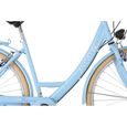 Vélo de ville dame 28'' Toscana 6 vitesses bleu ciel KS Cycling-3