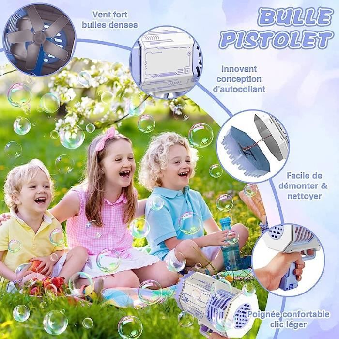 Machine à Bulles Musicale Fegalop - Lumineuse Et Portable Pour Enfants 3+