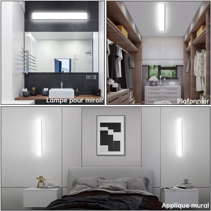 Eclairage LED de cuisine sous meuble avec capteur Müller-licht Limon blanc  60 cm 3000 K 10 watts