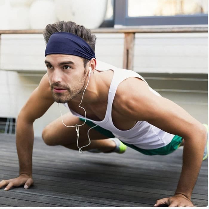 Bandeau Sport En Coton Bandeau De Yoga Élastique Bandana Pour