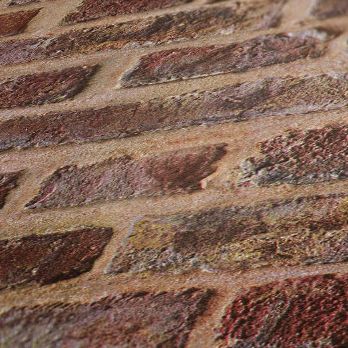 Papier Peint Pierre Dino M1-No.28 Papier peint en papier Rouge Brun ...