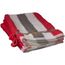 Alpes Blanc Lot de 4 Gants de Toilette 20x15 Marron