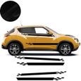 Nissan Juke Double bandes damiers - NOIR - Kit Complet - voiture Sticker Autocollant-0