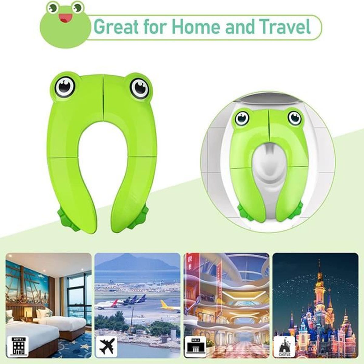 Abattant WC pour enfants avec escalier, réducteur de toilettes avec Abattant WC pour enfants avec escalier, réducteur de toilettes avec
