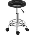 ALIGHTUP Tabouret de massage-Tabouret de spa massage cosmétique avec roulette-hauteur réglable-(33 x 33 x 61) cm-Noir