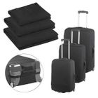 Kocusu - Housse De Valise élastique 3XL Noir - Lavable Et Avec Poche