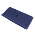 LINNEA Serviette de toilette 50x100 cm coton 550g/m2 PURE FOOTBALL Bleu Marine